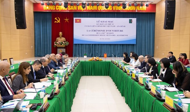Vietnam-Algeria Inter-Governmental Committee convenes 12th meeting hinh anh 1
