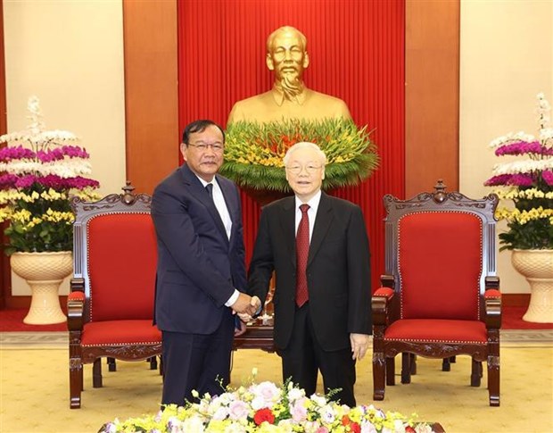 Party chief receives CPP external relations commission head hinh anh 1