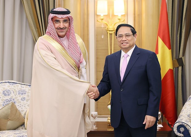 Prime Minister receives executives of Aramco, Saudi Fund for Development hinh anh 2