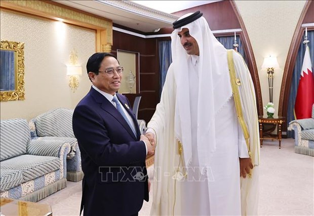 PM meets with leaders of Gulf countries hinh anh 1