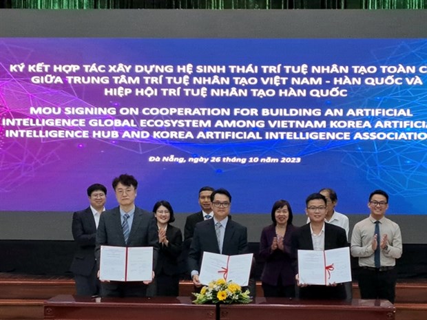 Vietnamese, Korean partners promote global AI Hub hinh anh 1