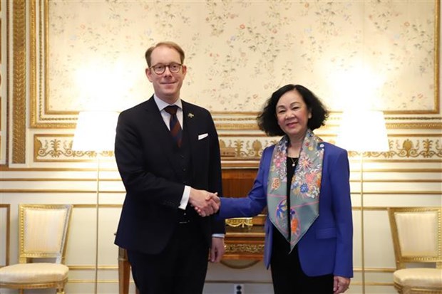 Party official visits Sweden to seek closer cooperation hinh anh 1
