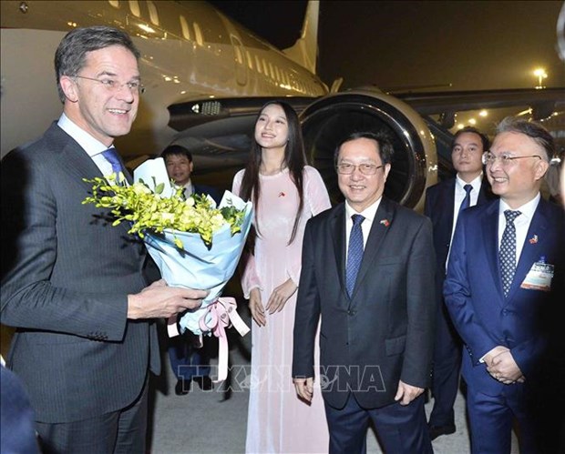 Dutch Prime Minister begins official visit to Vietnam hinh anh 1
