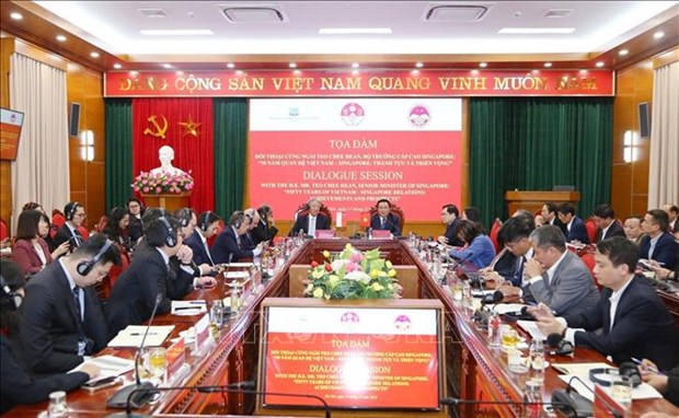 Dialogue on achievements, prospects of Vietnam-Singapore ties held hinh anh 1