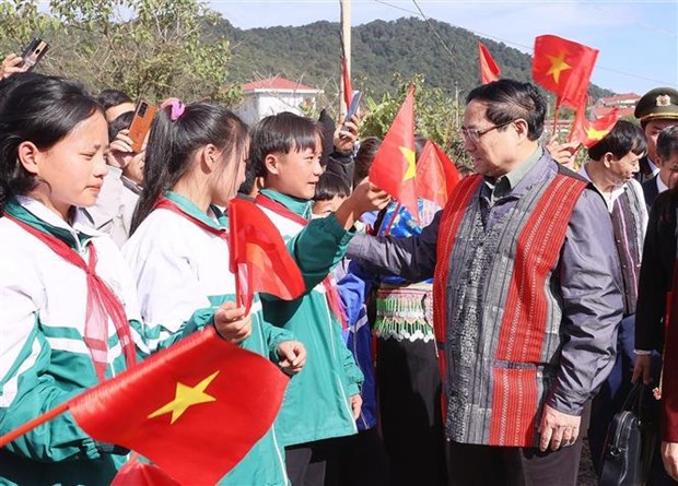 PM joins celebration of great national unity day in Lai Chau hinh anh 2