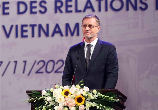 Ceremony celebrates 50-year Vietnam-France diplomatic ties hinh anh 1