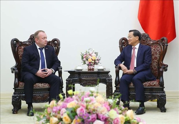 Deputy PM receives state forensic examination official of Belarus hinh anh 1