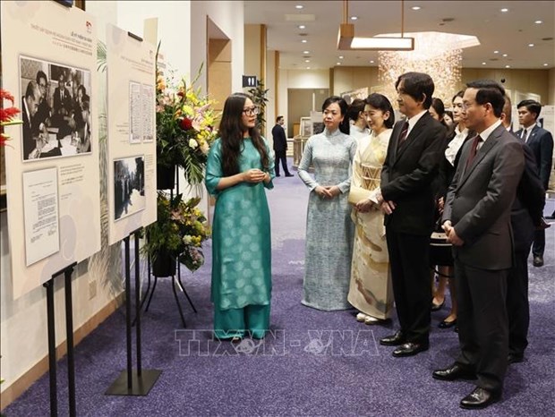 President attends ceremony marking 50 years of Vietnam-Japan diplomatic ties hinh anh 2