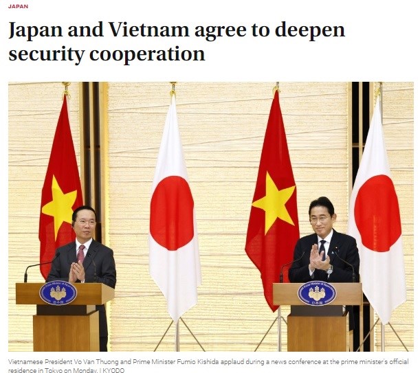 Japanese press highlights Vietnamese President’s official visit hinh anh 1