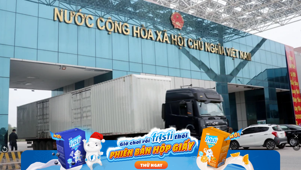 Goods volume surges at Quang Ninh’s Mong Cai border gate hinh anh 1
