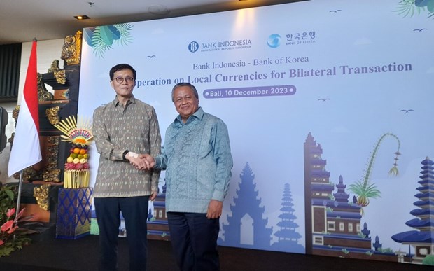 Indonesia, RoK to use local currencies for transactions hinh anh 1