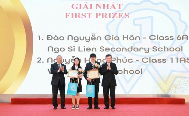Hanoi students honoured in Australia-themed competition hinh anh 1