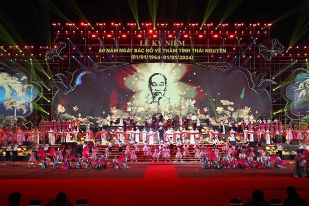 Thai Nguyen province celebrates 60 years of President Ho Chi Minh’s visit hinh anh 2