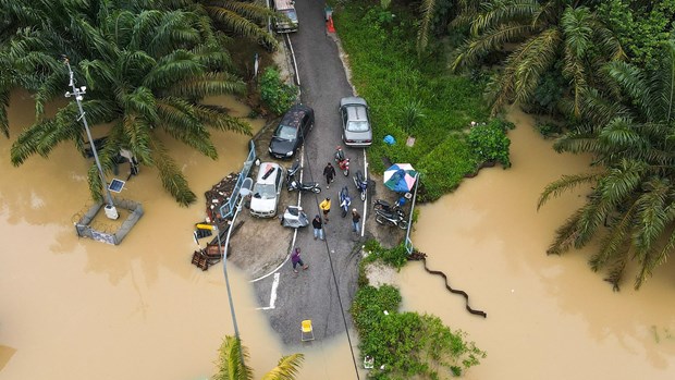 Heavy floods force nearly 10,000 to evacuate in Malaysia hinh anh 1