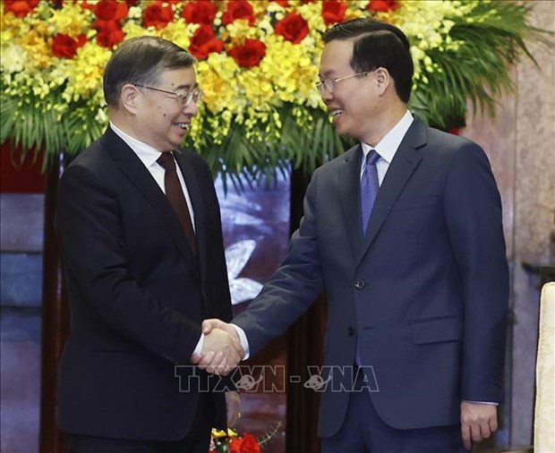 President hosts Chinese Party official hinh anh 1
