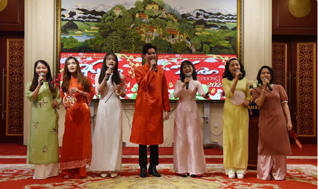 OVs in China join get-together in celebration of Lunar New Year hinh anh 1