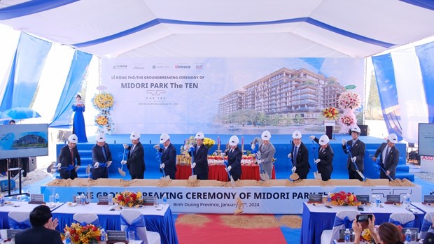 Work starts on Japanese-invested luxury apartment project in Binh Duong hinh anh 1