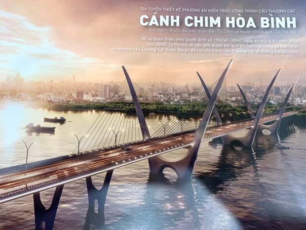 Hanoi plans to start construction of Thuong Cat bridge in October hinh anh 1