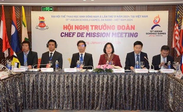 Da Nang hosts 13th ASEAN Schools Games’ Chef de Mission Meeting hinh anh 1