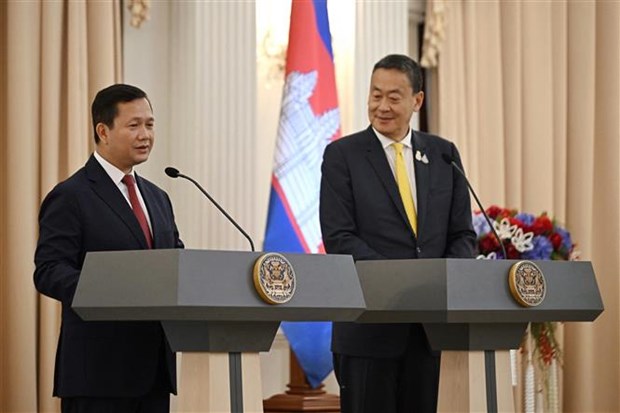 Thailand, Cambodia elevate bilateral ties to strategic partnership hinh anh 1