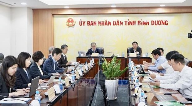 Binh Duong, Japanese region cooperate in building environmental protection capacity hinh anh 1