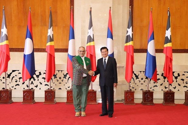 Laos, Timor Leste bolster cooperation hinh anh 1