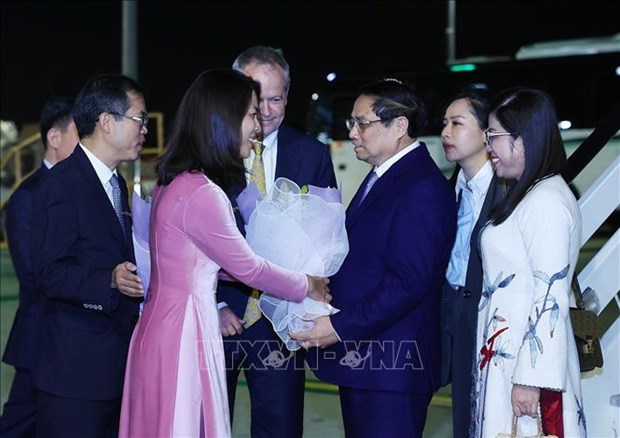 PM arrives in Melbourne for ASEAN - Australia Special Summit, official visit hinh anh 1