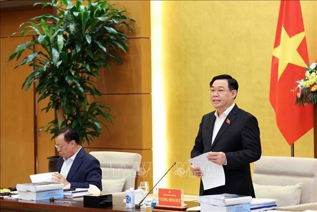 Hanoi-related drafts discussed by NA’s Party Delegation, local officials hinh anh 1