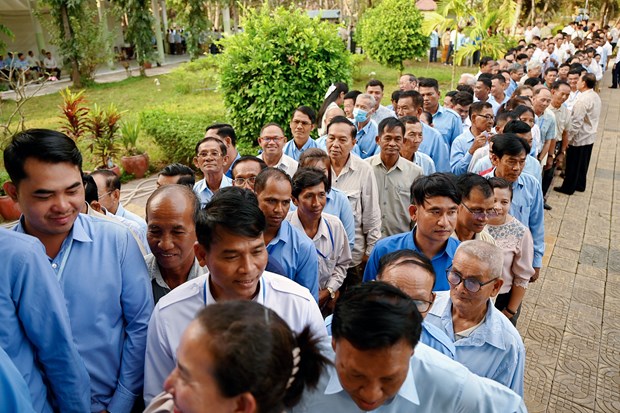 Cambodia’s ruling party wins 55 out of 58 seats in Senate election hinh anh 1