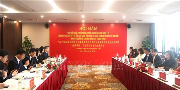 Vietnamese, Chinese localities intensify border health cooperation hinh anh 1