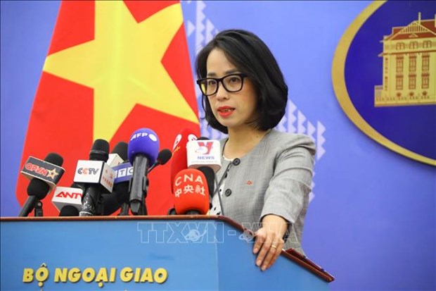Vietnam deeply concerned about recent tension in East Sea: Spokeswoman hinh anh 1