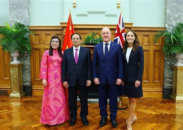 New Zealand, Vietnamese PMs issue joint press release hinh anh 2