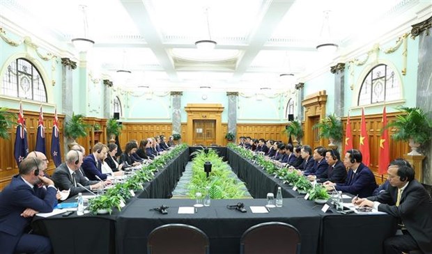 Vietnamese, New Zealand PMs outline major orientations for stronger ties hinh anh 2