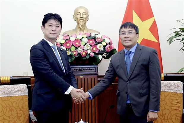 Vietnamese, Japanese Deputy Foreign Ministers hold talks in Hanoi hinh anh 1