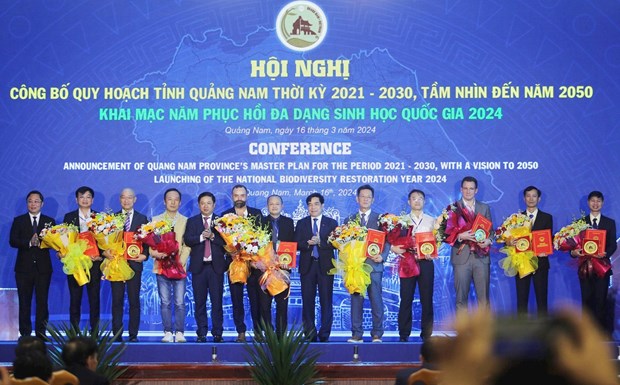 Quang Nam launches master plan, National Biodiversity Restoration Year hinh anh 1
