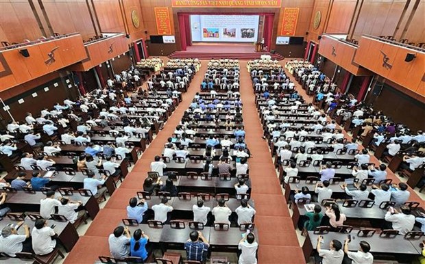 Soc Trang conference spotlights Party leader’s book on promoting great national solidarity hinh anh 2
