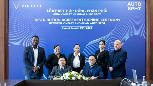 VinFast seals deal to distribute electric vehicles in Micronesia hinh anh 1