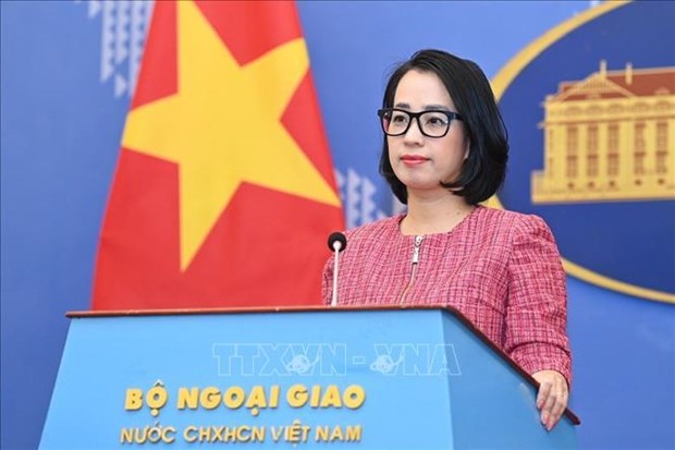 Vietnam resolutely refutes illegal claims in East Sea: Spokeswoman hinh anh 1