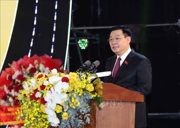NA Chairman attends ceremony marking 20th anniversary of Dak Nong's re-establishment hinh anh 1