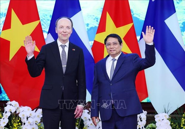 PM meets with Speaker of Finnish Parliament hinh anh 1