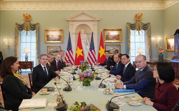 Vietnam, US hold first foreign ministerial-level dialogue hinh anh 1