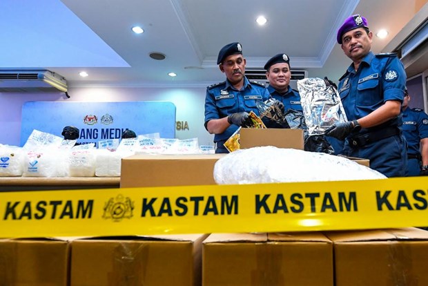 International drug trafficking syndicate busted in Malaysia hinh anh 1