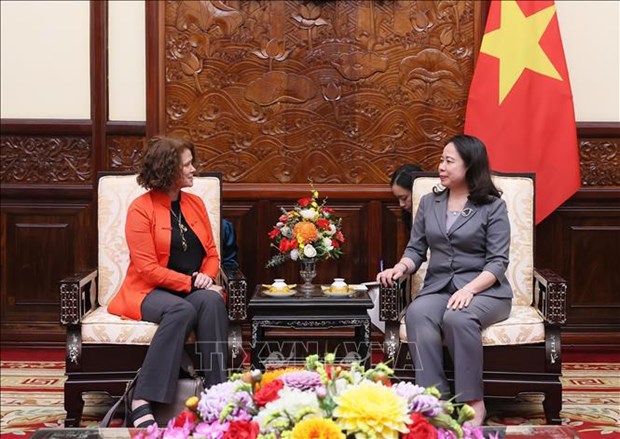 Acting President hosts WB Country Director hinh anh 1