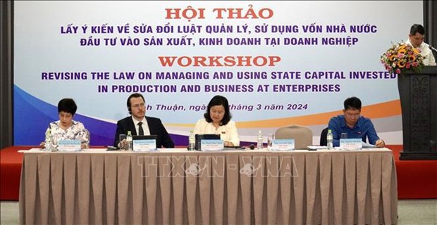 Binh Thuan workshop seeks feedback on revised State capital law hinh anh 1