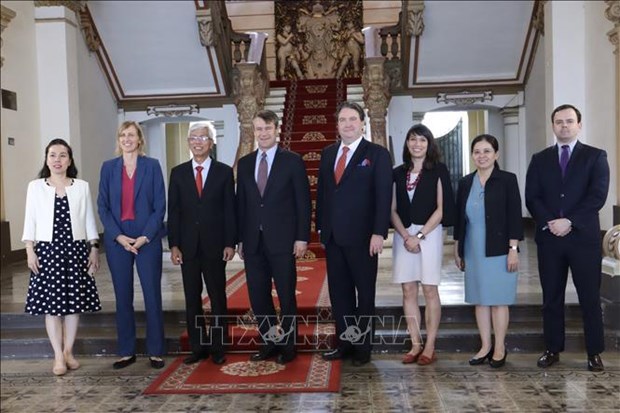HCM City promotes cooperation with US state of Indiana hinh anh 1