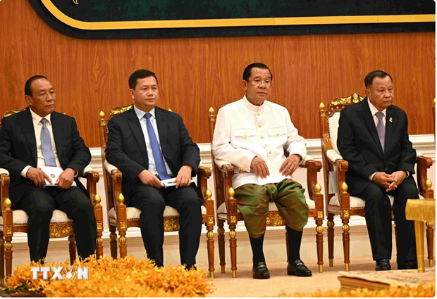 NA Chairman extends congratulations to Cambodia’s Senate President hinh anh 1