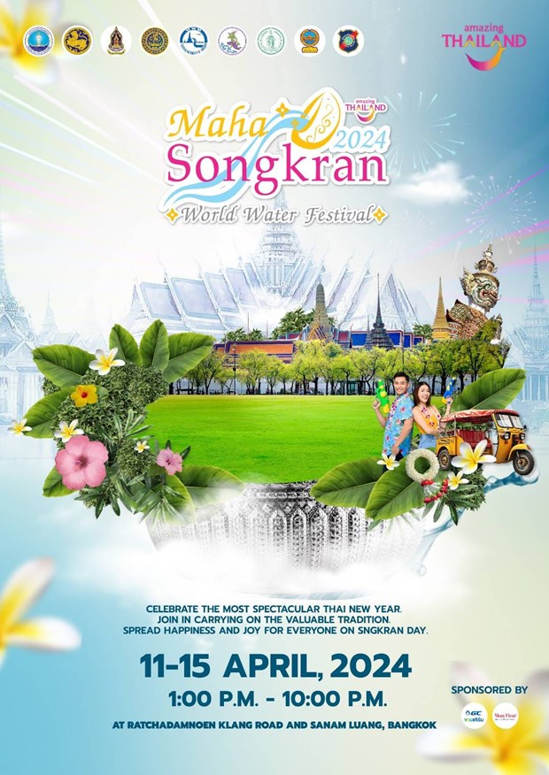 Bangkok prepares for Maha Songkran World Water Festival 2024 hinh anh 1