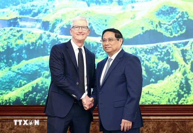 Prime Minister receives Apple CEO hinh anh 1