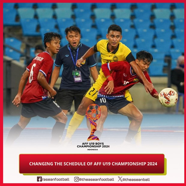 Football: AFF U19 championship 2024 rescheduled hinh anh 1