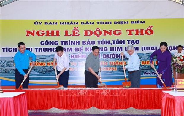 PM attends ceremony to start work on Him Lam resistance centre renovation project hinh anh 1
